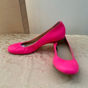 J. Crew Women's Pink Fuchsia Ballet Flats sz 9 NBW